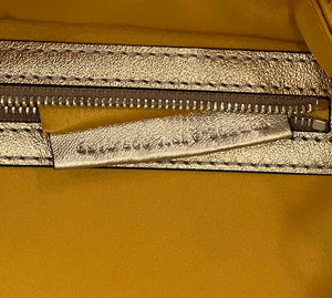 Fendi 8BR600 Medium Baguette Gold sequin and leather bag 8582 - Default Title - View 13