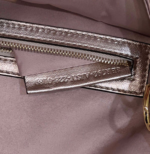 Fendi 8BR600 Medium Baguette Pink and Gold sequin and leather bag 8582 - Default Title - View 12