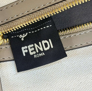 Fendi 8BR600ANH4F1LF5 Baguette Medium Multicolour canvas bag with FF embroidery 0159B - Default Title - View 7