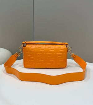 Fendi 8BR771 Baguette Large Orange leather 0135 bag - Default Title - View 2