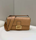 Fendi 8BR771 Baguette Tan leather bag
