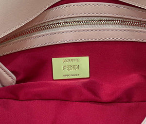 Fendi 8BR600 Medium Baguette Pink sequin and leather bag 8601 - Default Title - View 5