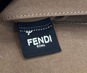 Fendi 8BR793 Midi Baguette Chain FF Fabric Bag Beige - Default Title - View 8