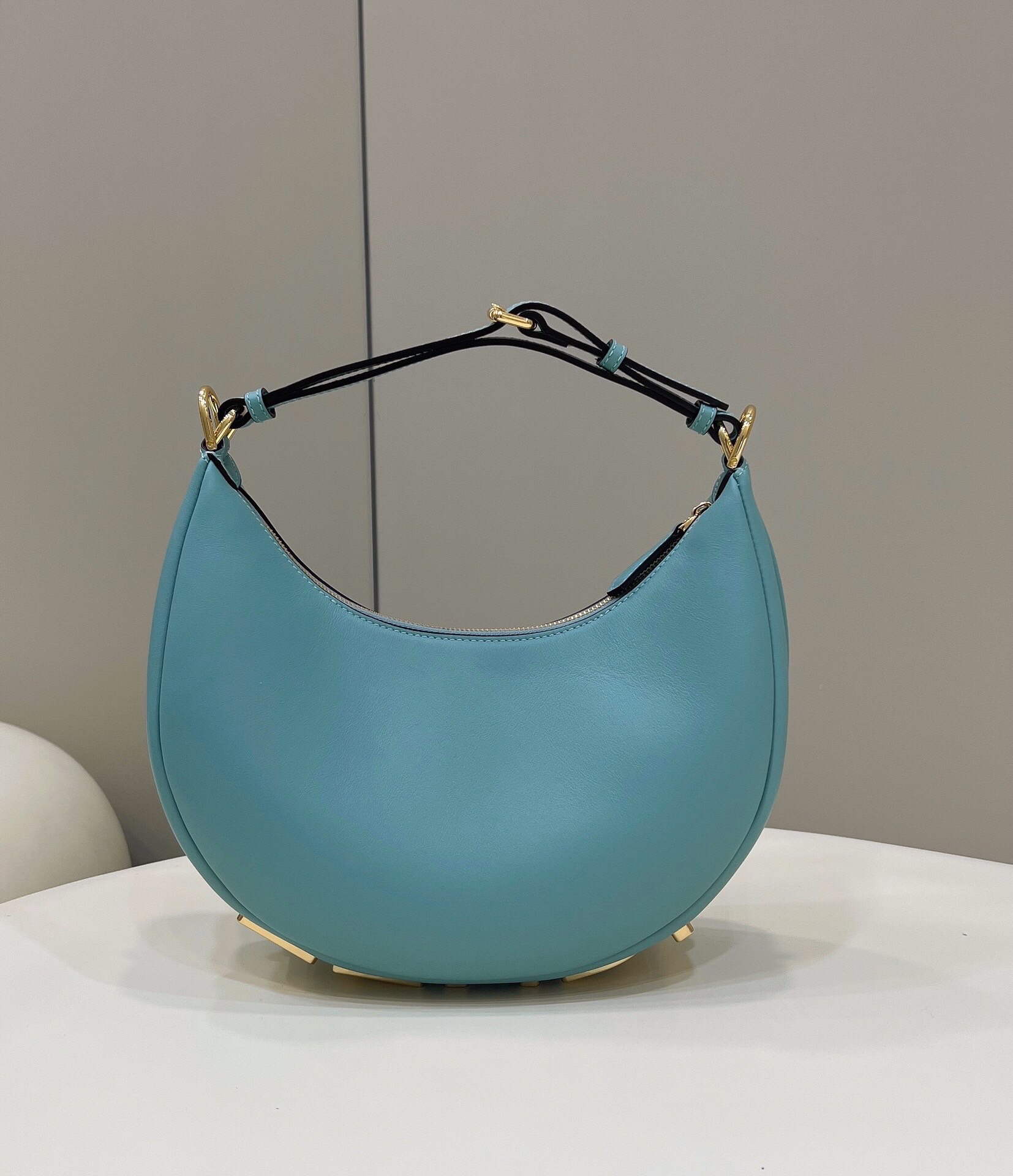 Fendi 8BR798 Fendigraphy Small 80056M Blue leather Bag - Default Title - View 2