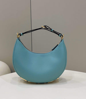 Fendi 8BR798 Fendigraphy Small 80056M Blue leather Bag - Default Title - View 2