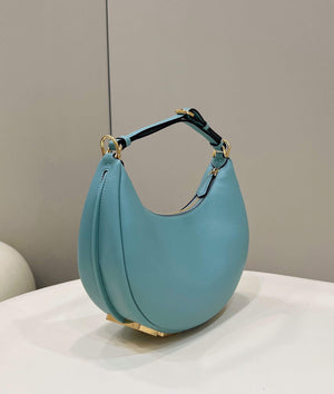 Fendi 8BR798 Fendigraphy Small 80056M Blue leather Bag - Default Title - View 3