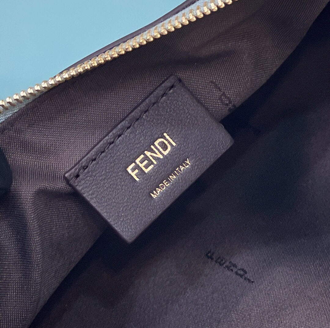 Fendi 8BR798 Fendigraphy Small 80056M Blue leather Bag - Default Title - View 7