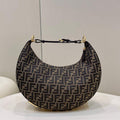 Fendi 8BR798 Fendigraphy Medium 80056L Brown leather Bag - Default Title - View 1