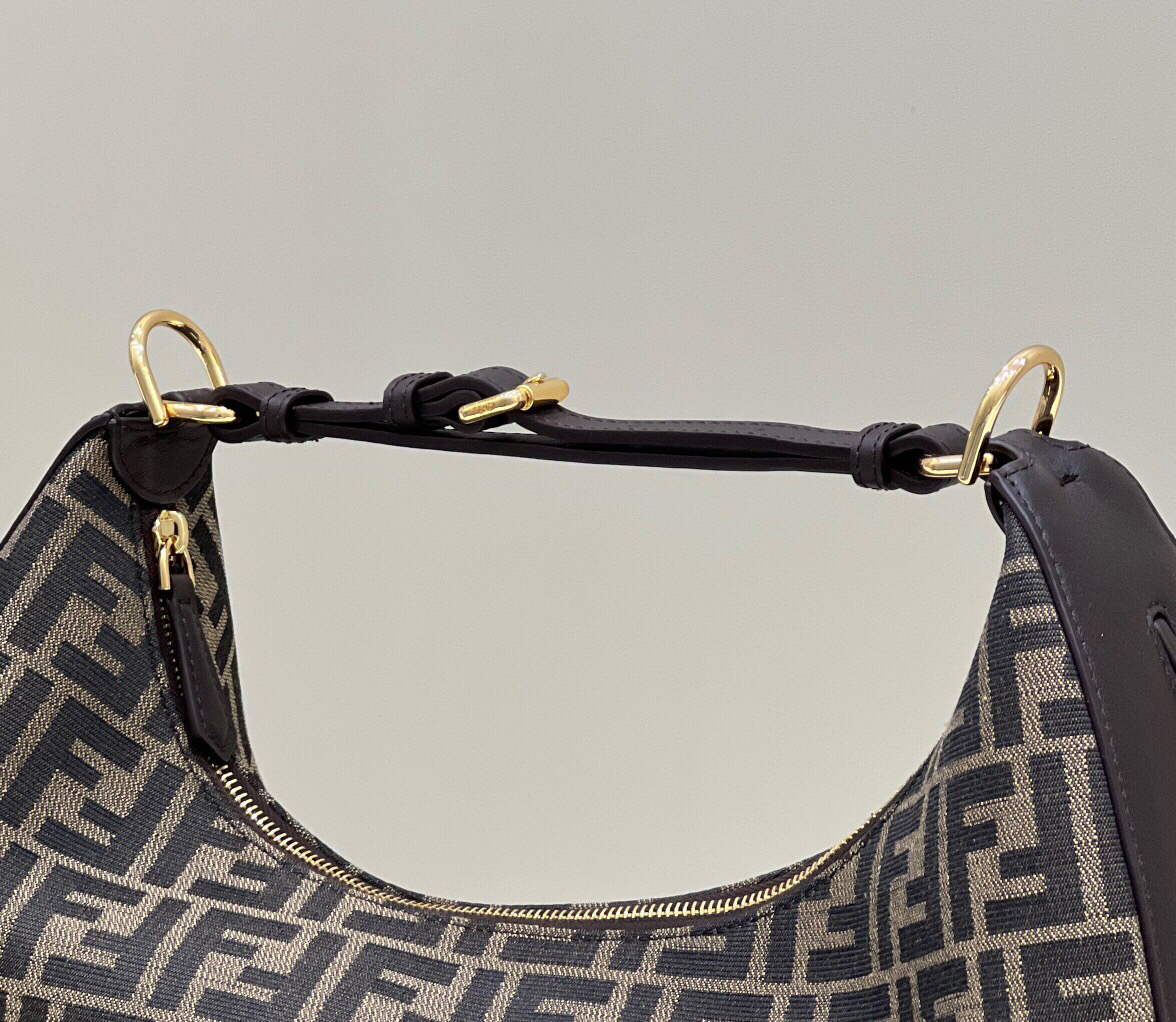 Fendi 8BR798 Fendigraphy Medium 80056L Brown leather Bag