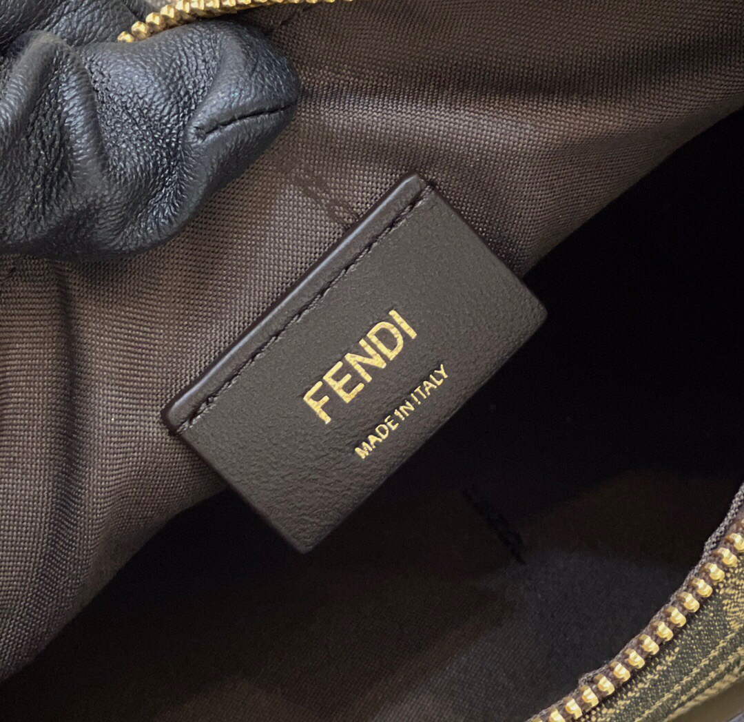 Fendi 8BR798 Fendigraphy Medium 80056L Brown leather Bag - Default Title - View 7