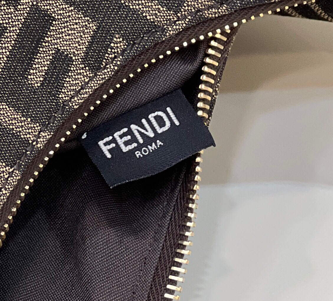 Fendi 8BR798 Fendigraphy Medium 80056L Brown leather Bag - Default Title - View 8
