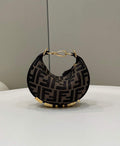 Fendi 8BR798 Fendigraphy Small 80056M coffee leather Bag