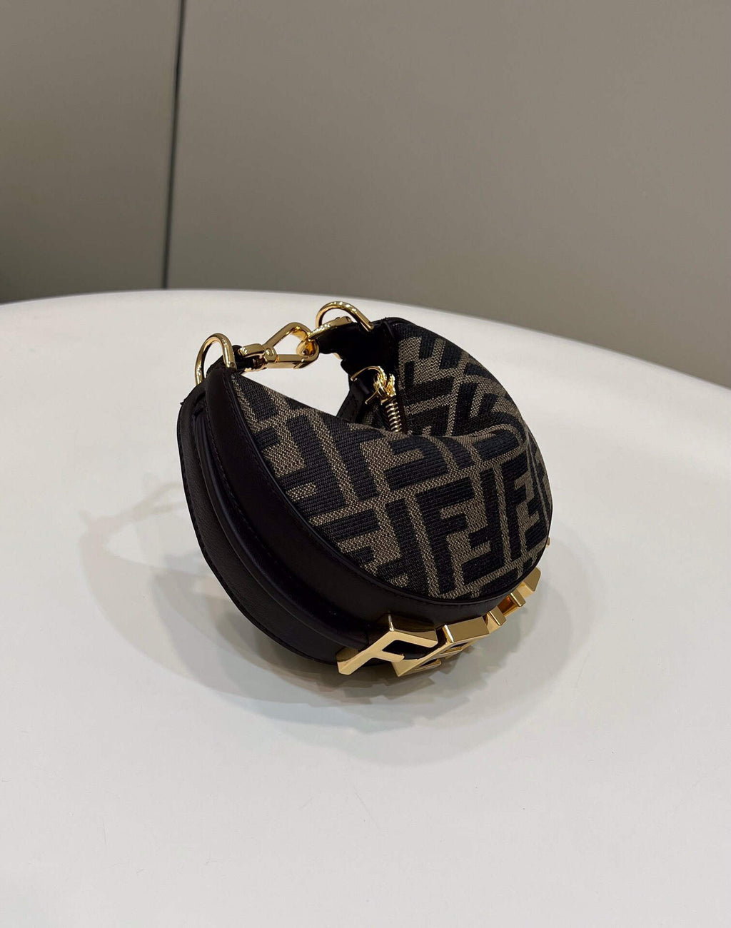 Fendi 8BR798 Fendigraphy Small 80056M coffee leather Bag
