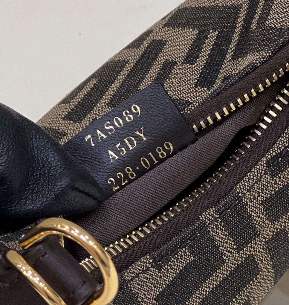 Fendi 8BR798 Fendigraphy Small 80056M coffee leather Bag