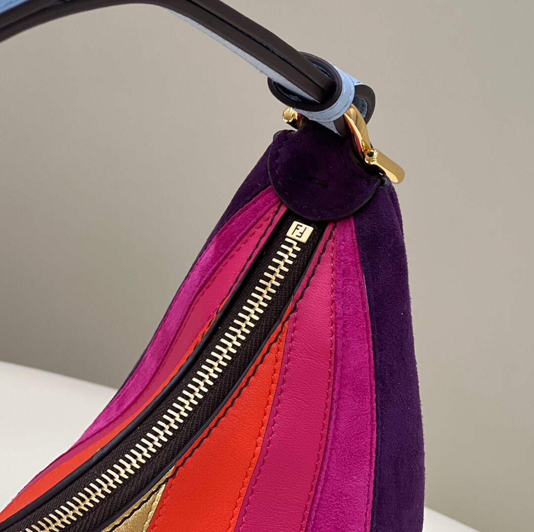 Fendi 8BR798 Fendigraphy Small 80056M Multicolor leather Bag - Default Title - View 5
