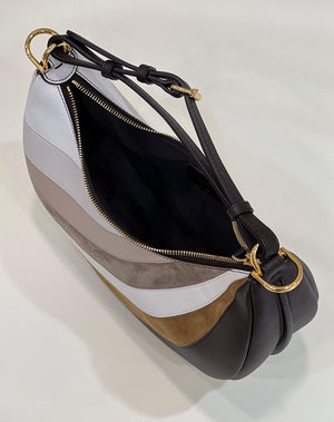 Fendi 8BR798 Fendigraphy Small 80056M wihte and Grey Multicolor leather Bag - Default Title - View 8