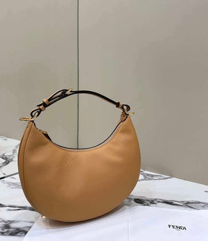 Fendi 8BR798 Fendigraphy Small Brown leather bag 80056M - Default Title - View 1