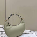 Fendi 8BR798 Fendigraphy Small Green leather bag 80056M - Default Title - View 1