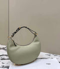 Fendi 8BR798 Fendigraphy Small Green leather bag 80056M