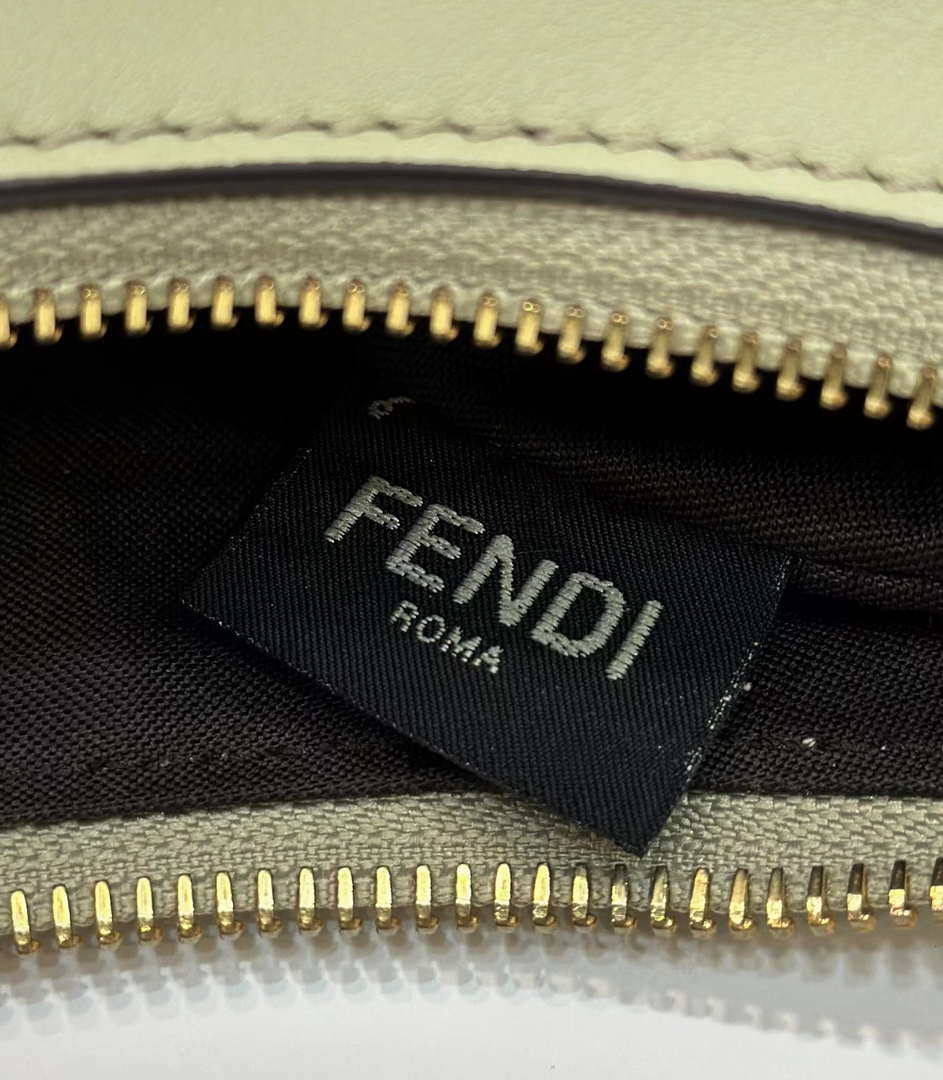 Fendi 8BR798 Fendigraphy Small Green leather bag 80056M