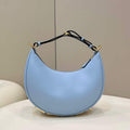 Fendi 8BR798 Fendigraphy Small Light blue leather bag - Default Title - View 1