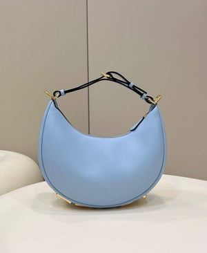 Fendi 8BR798 Fendigraphy Small Light blue leather bag - Default Title - View 1