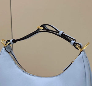 Fendi 8BR798 Fendigraphy Small Light blue leather bag - Default Title - View 4