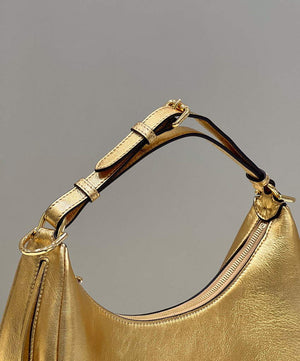 Fendi 8BR798 Fendigraphy Small Gold leather bag - Default Title - View 5