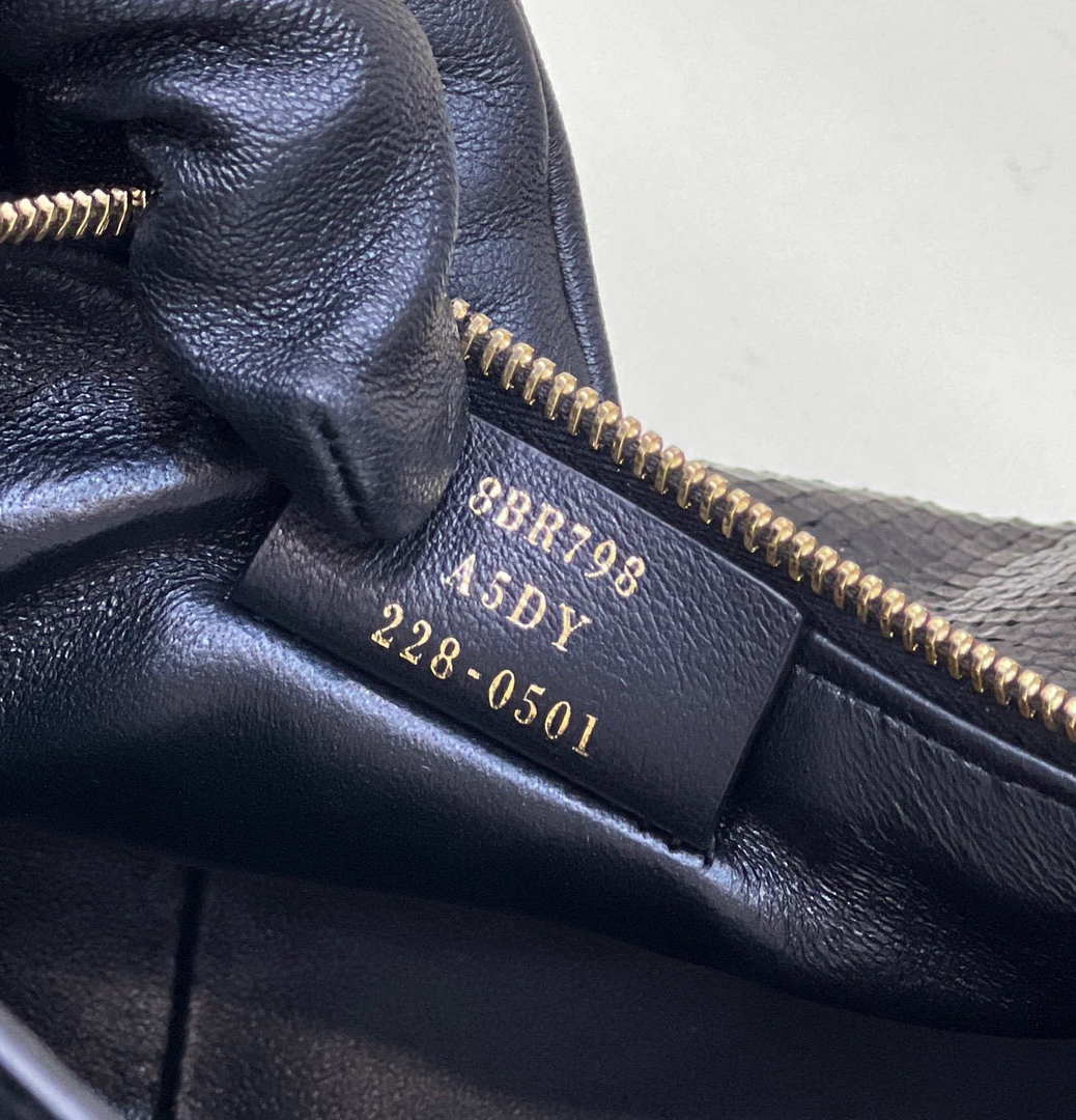 Fendi 8BR798 Fendigraphy Small Snake skin Leather bag Black - Default Title - View 7