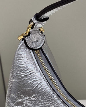 Fendi 8BR798 Fendigraphy Small White leather bag 80056M Silver - Default Title - View 6