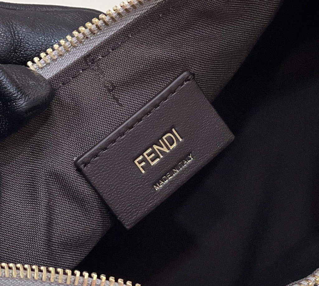 Fendi 8BR798 Fendigraphy Small White leather bag 80056M Silver