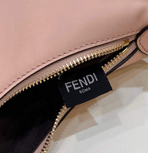 Fendi 8BR798 Fendigraphy Small White leather bag 80056M Pink - Default Title - View 3
