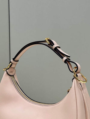 Fendi 8BR798 Fendigraphy Small White leather bag 80056M Pink - Default Title - View 5