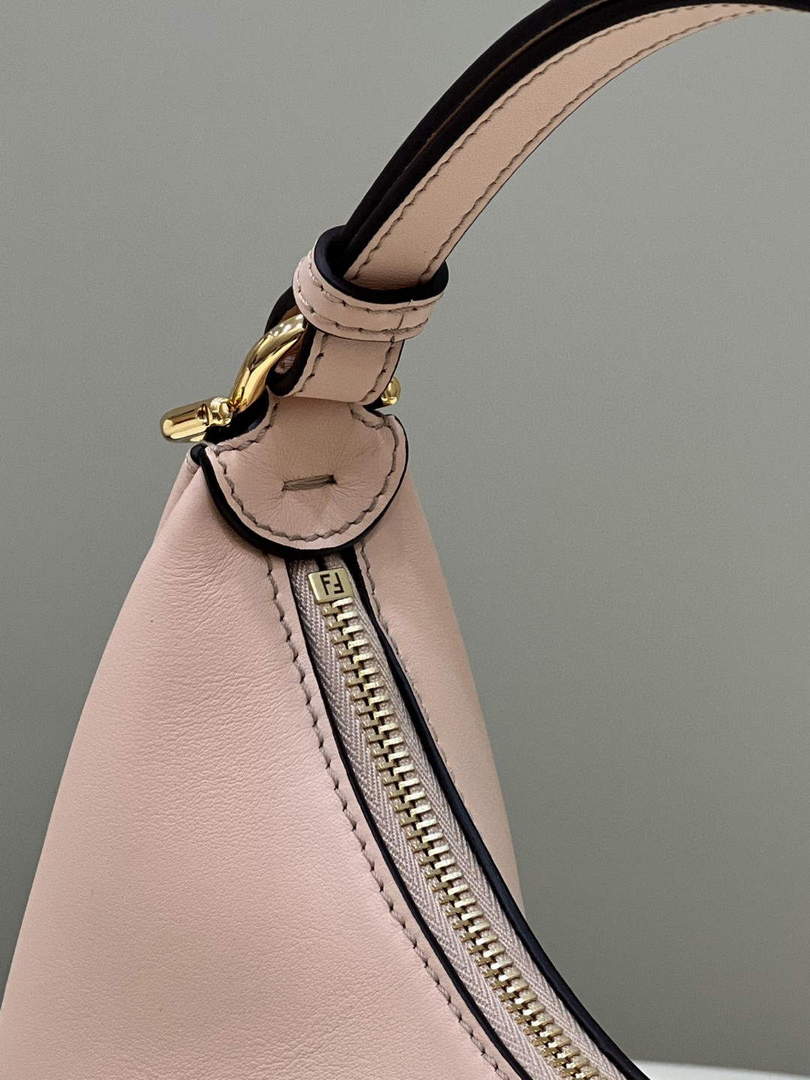 Fendi 8BR798 Fendigraphy Small White leather bag 80056M Pink - Default Title - View 6