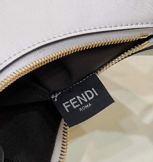 Fendi 8BR798 Fendigraphy Small White leather bag 80056M White - Default Title - View 5