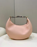 Fendi 8BR799 Fendigraphy Medium Pink laminated leather bag