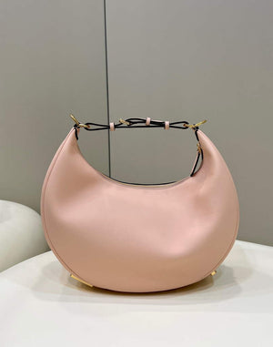 Fendi 8BR799 Fendigraphy Medium Pink laminated leather bag - Default Title - View 1