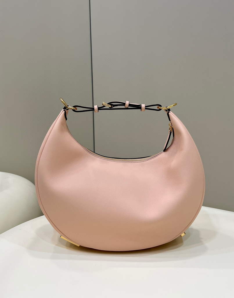 Fendi 8BR799 Fendigraphy Medium Pink laminated leather bag - Default Title - View 1