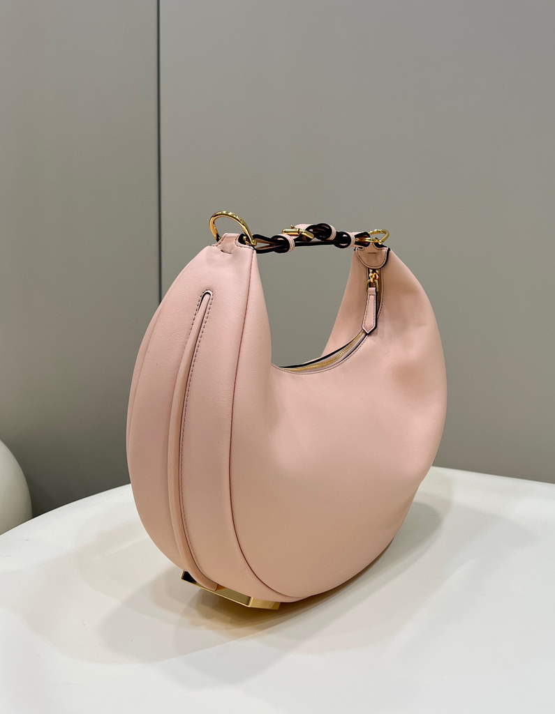 Fendi 8BR799 Fendigraphy Medium Pink laminated leather bag - Default Title - View 2