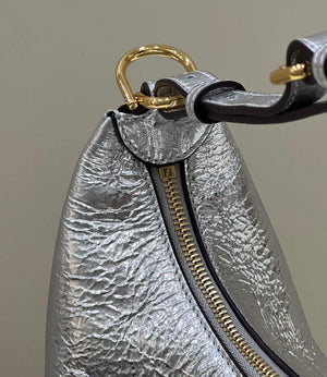 Fendi 8BR799 Fendigraphy Medium Silver laminated leather bag - Default Title - View 3