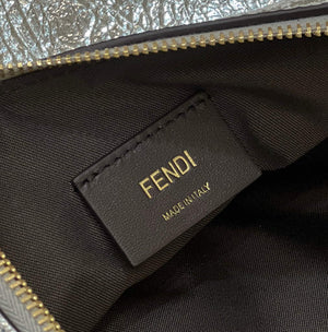 Fendi 8BR799 Fendigraphy Medium Silver laminated leather bag - Default Title - View 5