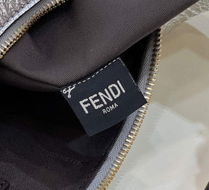 Fendi 8BR799 Fendigraphy Medium Silver laminated leather bag - Default Title - View 7