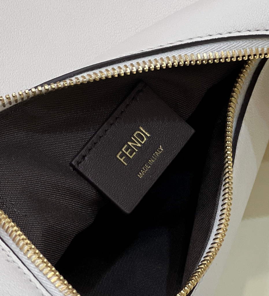 Fendi 8BR799 Fendigraphy Medium White laminated leather bag - Default Title - View 6