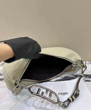 Fendi 8BR799 Fendigraphy Medium Green laminated leather bag 80136L - Default Title - View 9