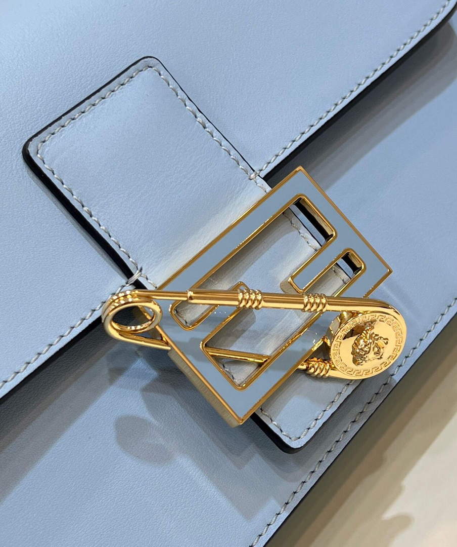 Fendi 8BR801 Baguette Brooch Bag Blue - Default Title - View 4