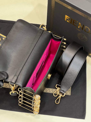 Fendi 8BR801 Baguette Brooch Bag Black - Default Title - View 8