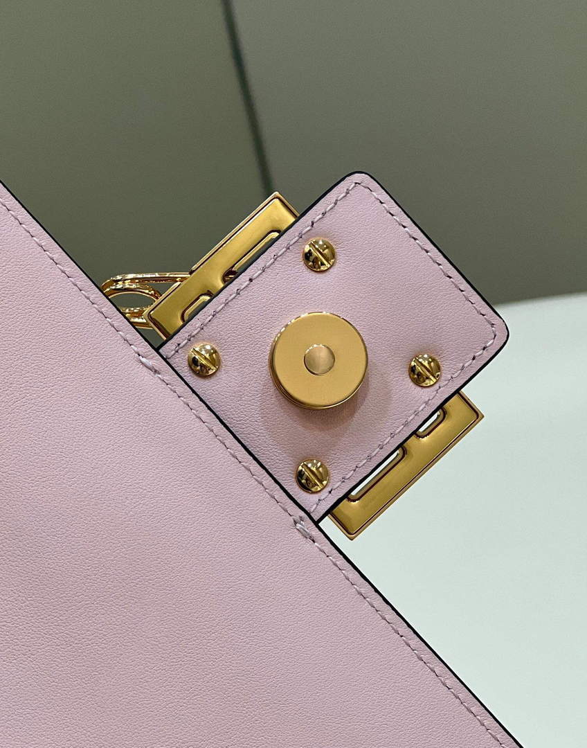 Fendi 8BR801 Baguette Brooch Bag Pink