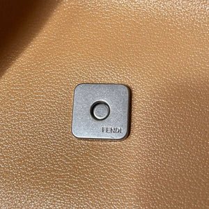 Fendi 8BR828AS7AF1QD0 Baguette Chain Large Black leather bag 8669 Apricot - Default Title - View 5
