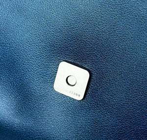 Fendi 8BR828AS7AF1QD0 Baguette Chain Large Black leather bag 8669 Blue - Default Title - View 12