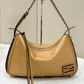 Fendi 8BR829 Simply Fendi Large Leather Brown 8662AL - Default Title - View 1